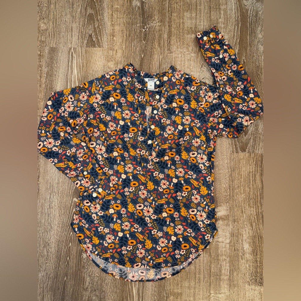 Duluth Trading Company: Printmaker Cotton Poplin Long Sleeve Tunic